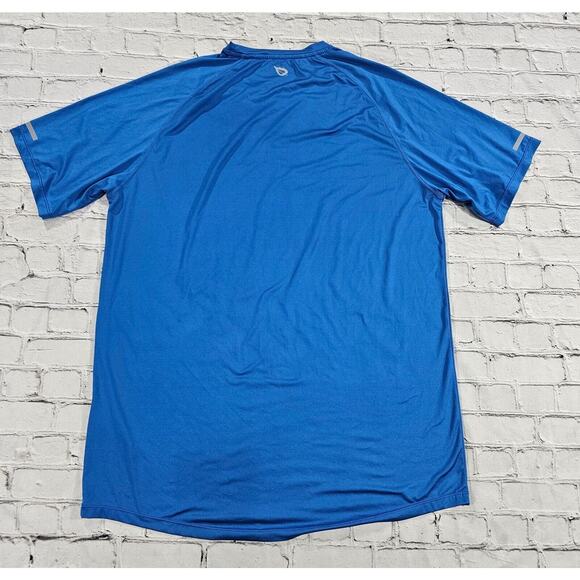 Baleaf Athletic Short Sleeve Shirt Running Hiking Blue Quick Dry MENS SIZE LT - Picture 9 of 9